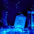 thumbnail image 6 of Morttic 20FT 200LEDs Firecrackers Cluster Garland Fairy Lights,8 Modes&Timer USB Powered Remote Control Waterproof for Home Bedroom Garden Christmas Decor ,Blue, 6 of 7