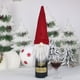 thumbnail image 4 of Cateissary Cubierta de botella de vino de Navidad Fiesta temática Atmósferas Decoración sin rostro Adorno de de bebida de Navidad Tela no Rojo, 4 of 6