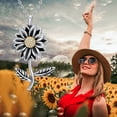 thumbnail image 4 of AOVEAO Sunflower Urn Necklace 925 Sterling Silver Urn for Ashes Pendant Necklaces with 18+2'' Chain for Women Memorial Keepsake Jewelry Gift for Dog Cat Pet Grandma Grandpa, 4 of 8