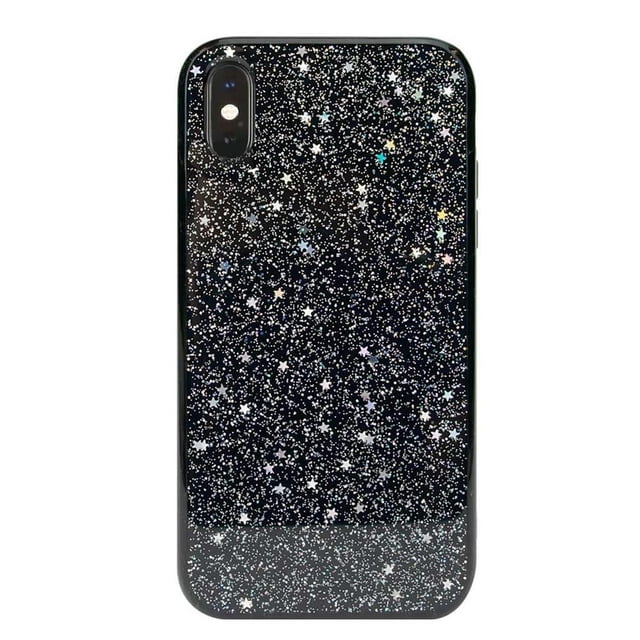 Funda WILD FLAG para iPhone X y Xs Design Negra Brillos