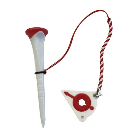 lacooooppia Golf Tee Adjustable Height Sturdy Portable Flexible Golf Ball Holder Anchor Golf Equipment for Outdoor Practice Driving Range