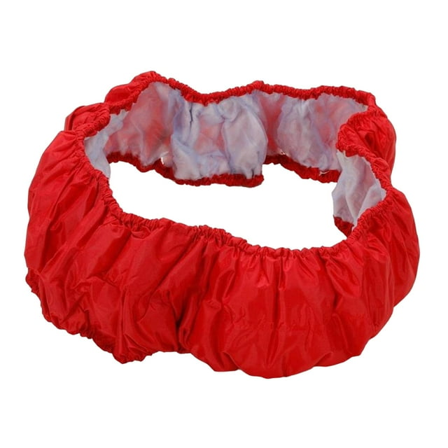 Langgg Housse de Ressort pour Trampoline pour Enfants, Portable, Trous Ronds, Housse de Lit, Protection 48 Pouces, 8 Surround, Saut, Rouge, 32 Pouces
