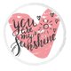 thumbnail image 1 of Toalla de playa ABPHQTO You Are My Sunshine Manta de playa con borlas 150 cm de diámetro, 1 of 1