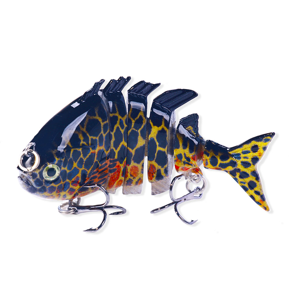 HENGJIA Fishing Lures Multi Jointed Fish Fishing Kits Slow Sinking Lifelike Swimbait Freshwater and Saltwater for Trout Bass Lures,8pcs