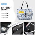 thumbnail image 3 of Xecao Rabbit And Butterfly for versatile beach bag for women includes zipper pockets and waterproof material, ideal for vacations and adventures., 3 of 7