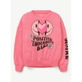 thumbnail image 6 of Justice Girls Long Sleeve Fleece Crewneck Sweatshirt, Sizes XS-XLP, 6 of 6