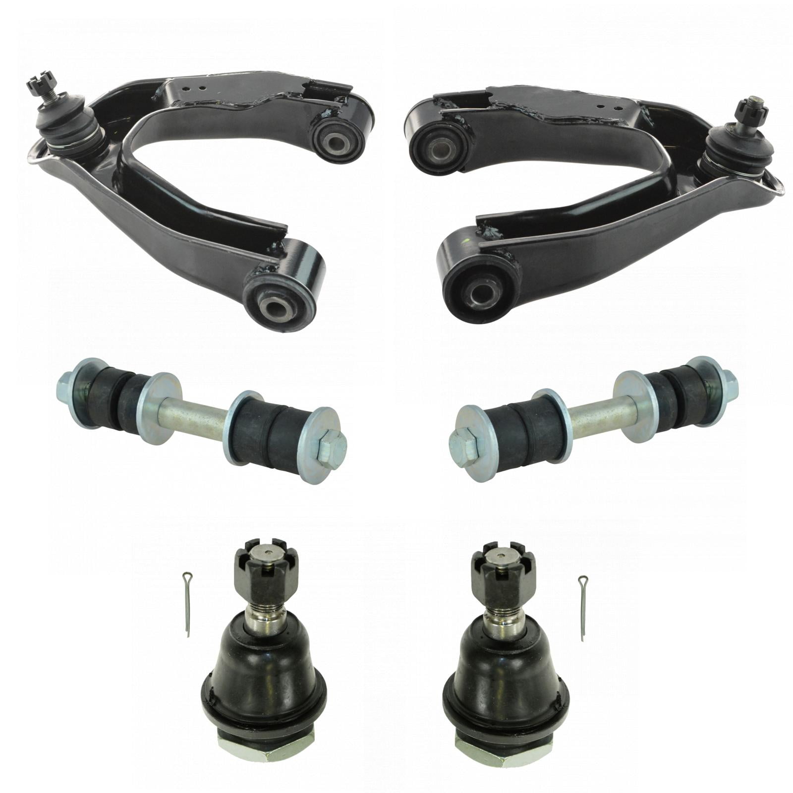 TRQ Front Ball Joints Control Arms & Sway Bar End Link Kit for Nissan