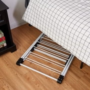Casart Sturdy Steel Clothes Drying Rack, Space-Saving Adjustable & Foldable Drying Rack with Shoe Holder & 2 Shelves