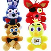 Set of 4: Brand New Five Nights at Freddy's Plush 10"- Officially Licensed FNAF!