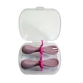 thumbnail image 6 of Giggley Baby Spoons Self Feeding 6+ Months, Baby Spoons and Forks Set, Petal Shaped Stand with Storage Case, 6 of 6