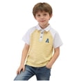 thumbnail image 2 of hengsof Chemise à Manches Courtes pour Garçons, Col à Revers, Imprimé à la Mode, T-Shirt Décontracté à Boutons pour l'Été, Coton Doux, Uniforme Scolaire Quotidien, T-Shirt pour la Rentrée des Enfants, 2 of 7