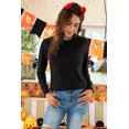 thumbnail image 3 of ABPHQTO Sudadera de mujer de forro polar con lavado negro, 3 of 5