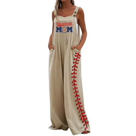 

Xihbxyly Jumpsuits for Women 2023 Summer Casual Maternity Overalls Boho Comfy Cotton Linen Jumpsuit Baggy Button Bib Loose Overalls Plus Size Pants Maxi Pockets Rompers Summer Clearance #2