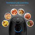 thumbnail image 6 of JJati 2L Air Fryer, Red - Dishwasher Safe, Nonstick, 6 of 7