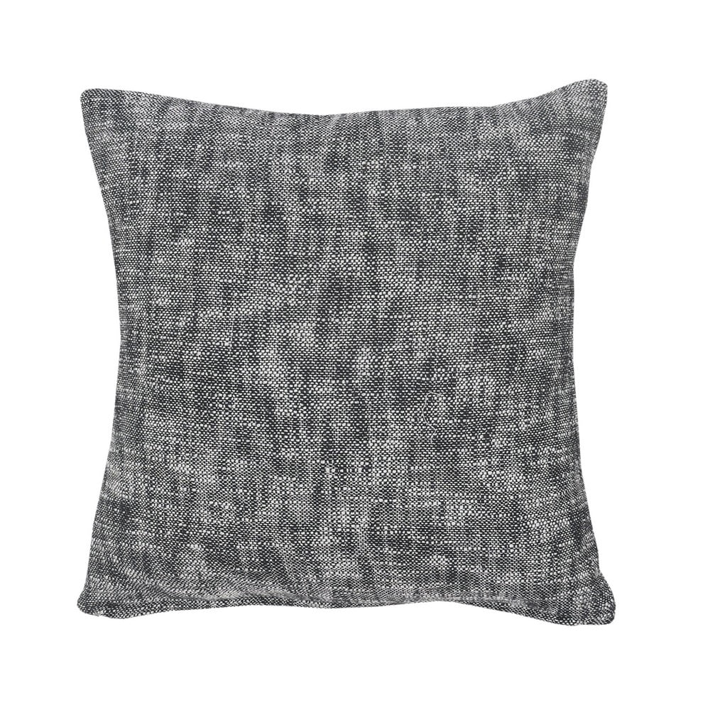 Ox Bay Tufted Geometric Diamond Square Throw Pillow, 20", Black / Cream, Count per Pack 1