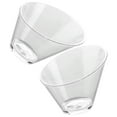 thumbnail image 3 of IBASETOY 2Pcs Clear Reusable Plastic Snack Bowls Food Containers for Salad Dessert and Fruit Storage, 3 of 8