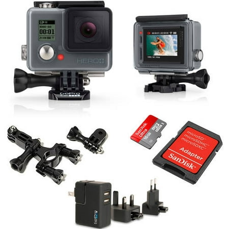 UPC 818279014129 product image for GoPro HERO+ LCD with Bonus 16GB Micro SD Card and Choice of Accessory Value Bund | upcitemdb.com