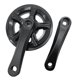 thumbnail image 2 of 2X Bicycle Single Speed Crankset 32T Folding Electric Bicycle Crank Set Aluminum Alloy 127MM Cover Bike Accessories, 2 of 5
