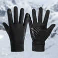 thumbnail image 2 of Q806 Men Winter Windproof Warm Waterproof Sports Ski Gloves Stylish Comfy Mittens, 2 of 7