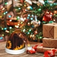 thumbnail image 6 of Haiem Vintage Sunflower Cow A Pattern Santa Hat Confortable Velvet Christmas Hat for Christmas Party Favors Fit for Adults and Kids, 6 of 6