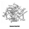 thumbnail image 2 of HAMPPLIES 30Pcs T Slot Bolt for Robotic Projects with Stainless Steel and Nut Retention M6x25, 2 of 8