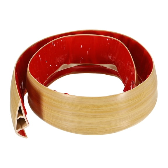 3.28Ft x 2.8" x 0.91" Floor Transition Strip, Self Adhesive Carpet Edge Strip, Natural Wood Grain