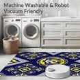 thumbnail image 5 of ODIKA 2'x3' Machine Washable Non-Slip Area Rug, Badge Household Entryway Supporter Memorabilia Decoration High Traffic Rug, Blue, 669489, 5 of 5