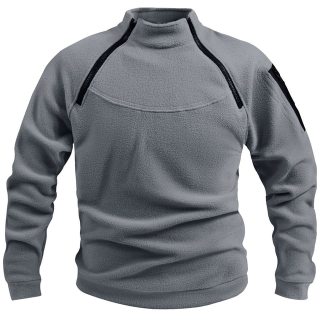 pstuiky camisa de manga larga para hombre, Sudadera con capucha de manga larga, holgada y de terciopelo de invierno para hombre, con cuello alto salir tops xxl