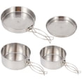 thumbnail image 1 of Ensemble de Casseroles et Poêles de Camping en Acier Inoxydable Ustensiles de Cuisine de Camping, 1 of 9