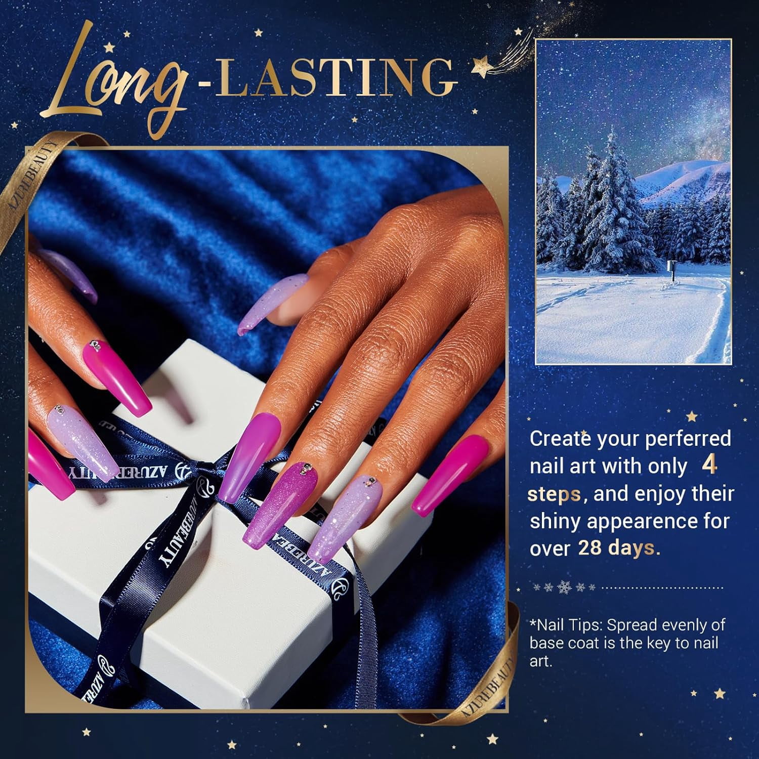 AZUREBEAUTY Dip Powder Nail Kit Starter Color Changing Glitter 20 Colors Magic Special Effect Dipping Powder Liquid Set with Base/Top Coat Activator for French Nails Manicure DIY Salon