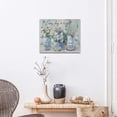 thumbnail image 5 of Farmhouse Bathroom Wall Decor Rustic Bathroom Decor Wall Art Country Eucalyptus Painting Bathroom Picture for Wall Blue Butterfly Cotton Flower Pictures Canvas Prints Framed Decor 20''x16'', 5 of 6