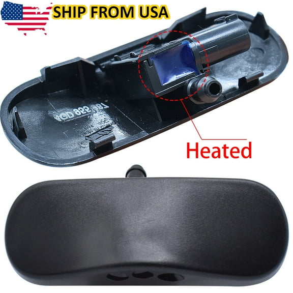2pcs Front Windshield Washer Nozzle Heated for Audi A3 Q3 OE#4GD955988