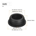 thumbnail image 2 of Unique Bargains Rubber Grommet Mount Dia 1-3/8' (34.8mm) Round T Type for Wire Protection 4 Pack, 2 of 5