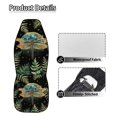 thumbnail image 5 of Yuyamidu Green Dragonfly Car Seat Covers 2pcs Front Seat Only Aesthetic Moon Auto Front Seats Covers Universal Auto Drive Seat Protective Cover, 5 of 7