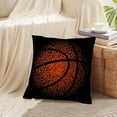 thumbnail image 4 of LALILO Throw Pillow Covers Basketball Technology Game Basket Dots Cushion Cover 18" x 18", 2 Pack, 4 of 6