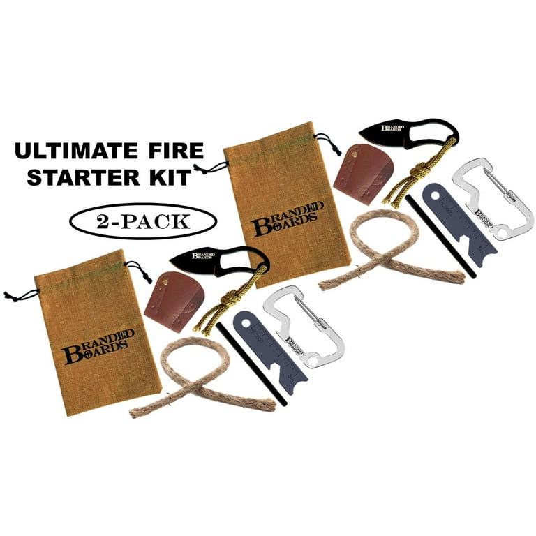 Bushcraft Survival Bugout Fire Starter Kits 