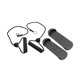 thumbnail image 4 of 2 piezas Pedales Pedales de la máquina elíptica Piezas de pie de pie Antislip con cuerdas de extracción para deportes de gimnasia Negro, 4 of 8