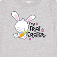 thumbnail image 4 of Inktastic My 1st Easter with Cute Bunny and Carrot Boys or Girls Baby T-Shirt, 4 of 5