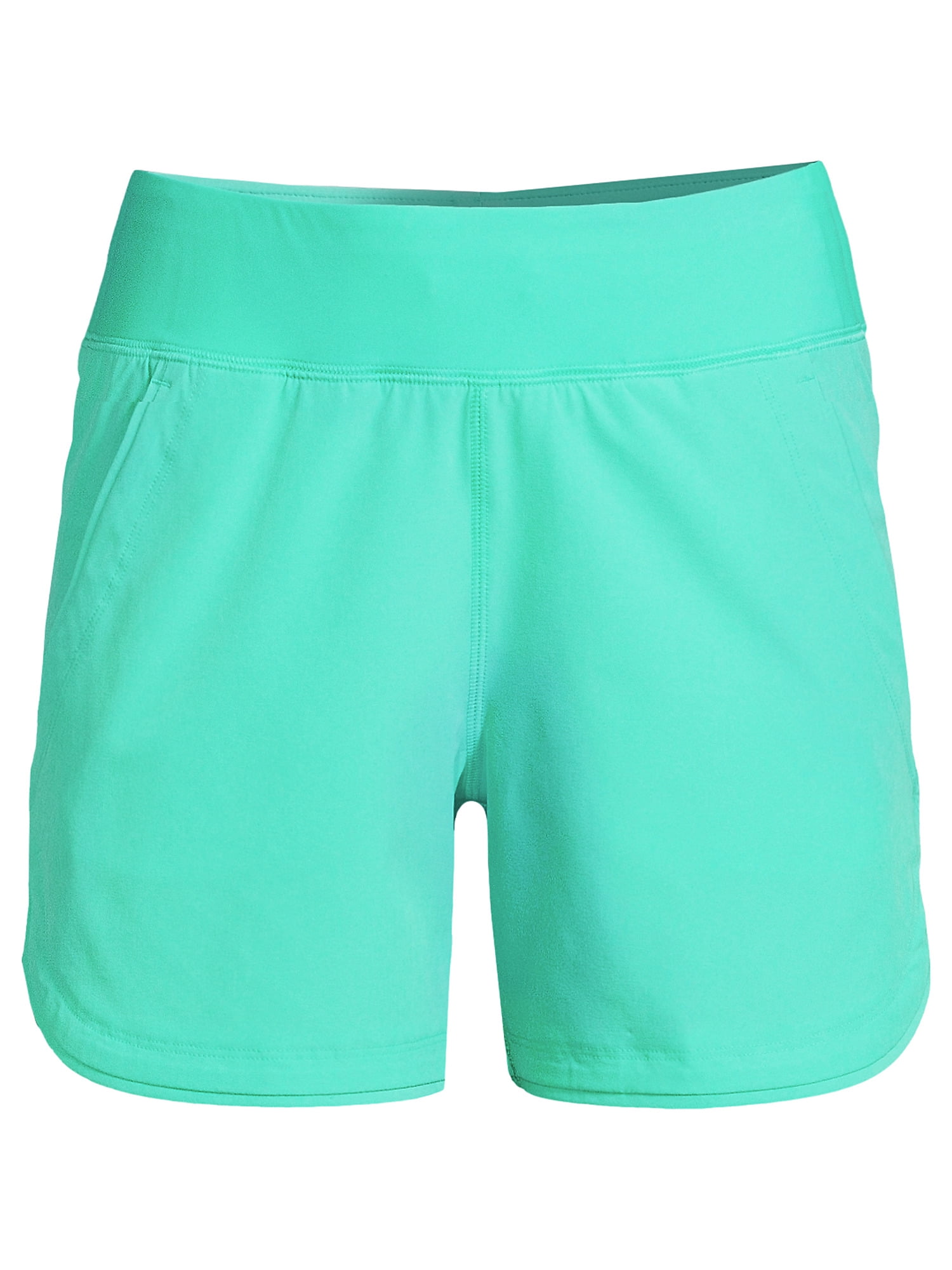 Lands' End Women's Plus Size 5" Quick Dry Elastic Waist Board Shorts