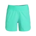 thumbnail image 1 of Lands' End Women's Plus Size 5" Quick Dry Elastic Waist Board Shorts Swim Cover-up Shorts with Panty, 1 of 3