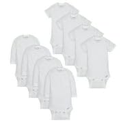 Onesies 8-Pack White Baby Bodysuits photo 7