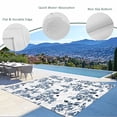 thumbnail image 3 of Blue Fruit Outdoor Rug 3x5 Ft - Reversible Patio Rug Outdoor Camping Rugs, Vintage Plant Nature Botanical Flower Floral Indoor Outdoor Area Rugs, Non-Slip Outdoor Carpet Runner for Deck/Porch, 3 of 8