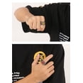 thumbnail image 5 of PAMTIER Men's Stainless Steel Vintage Gothic Punk Domineering Skull Hell Demon Devil Dragon with Yellow Gemstone Eye Biker Ring Statement Size 11, 5 of 6