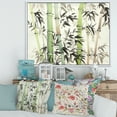 thumbnail image 2 of Designart 'The Forest of Bamboo Branches II' Lake House Framed Canvas Wall Art Print, 2 of 5