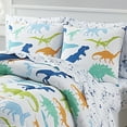 thumbnail image 6 of Kids Dinosaurs Bed in a Bag 7 Piece Comforter, Sham & Sheet Set Full, 6 of 6