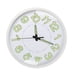 thumbnail image 1 of Relaj de Pared Silencioso Luminoso, Movimiento de Cuarzo, RelOJ Silencioso para Sala de Estario Dormitorio, Material de Vidrio Abs de 12 Pulgadas y 30 cm, 1 of 7