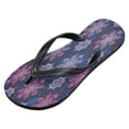 thumbnail image 2 of YAZAOOSummer Flip Flops Creatively Snowflakes Blue Pink Simple Beach Sandals, 2 of 8