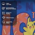 thumbnail image 4 of Boy's Pokemon It’s My 10th Birthday Pikachu Graphic Tee Royal Blue Large, 4 of 10