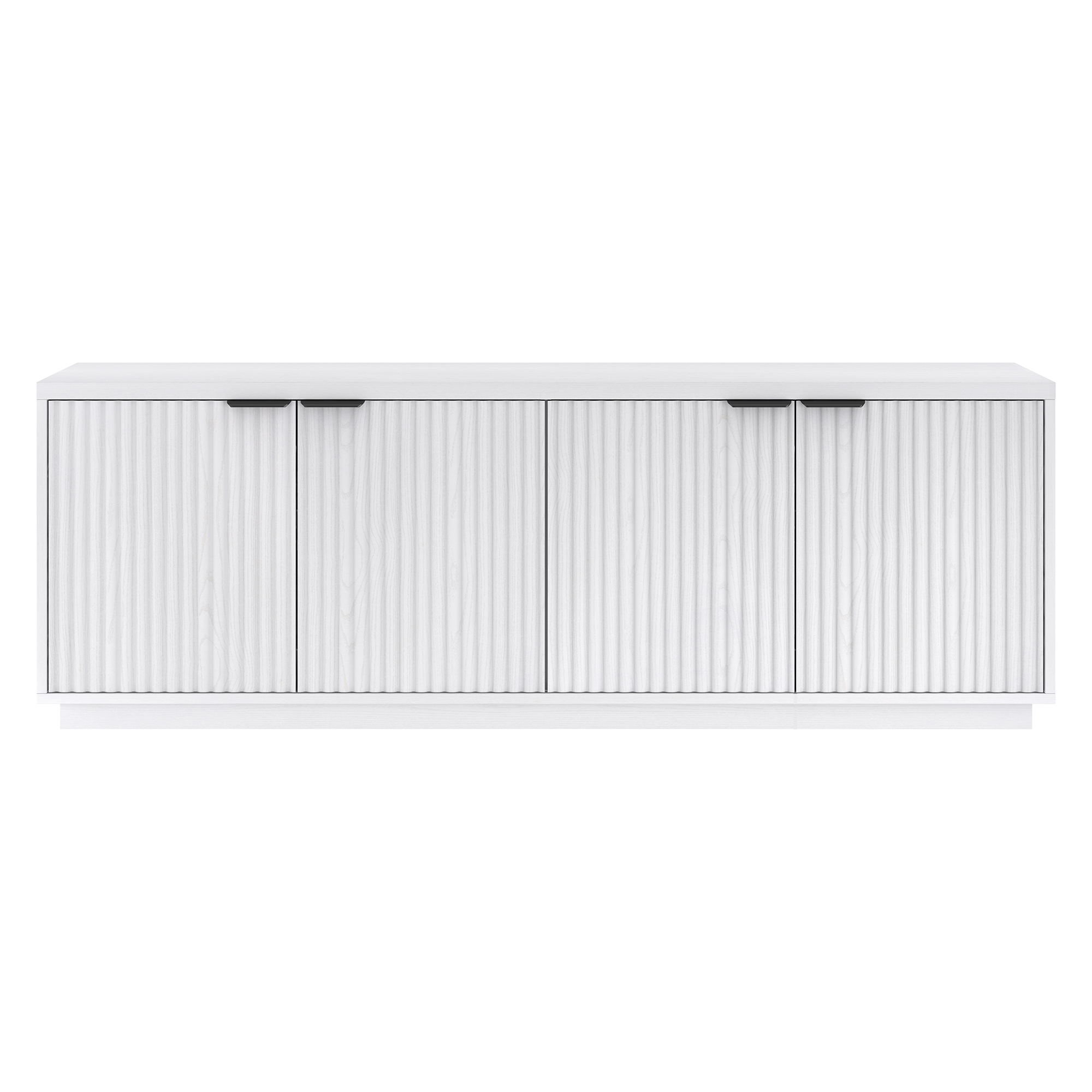 Mansfield Rectangular TV Stand for TV's up to 78" in White