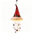 thumbnail image 2 of Lighted Santa Hat Hanging Chandelier Warm LED Christmas String Light, Hanging Holiday Ornament for Entryway Fireplace Mantel Porch and Party Decor, 2 of 6